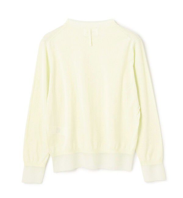 BEIGE,「【洗える】JULIE / シルク混クルーネックシアートップス」|ニット・セーター|