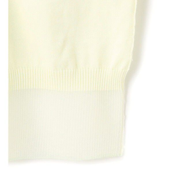 BEIGE,「【洗える】JULIE / シルク混クルーネックシアートップス」|ニット・セーター|