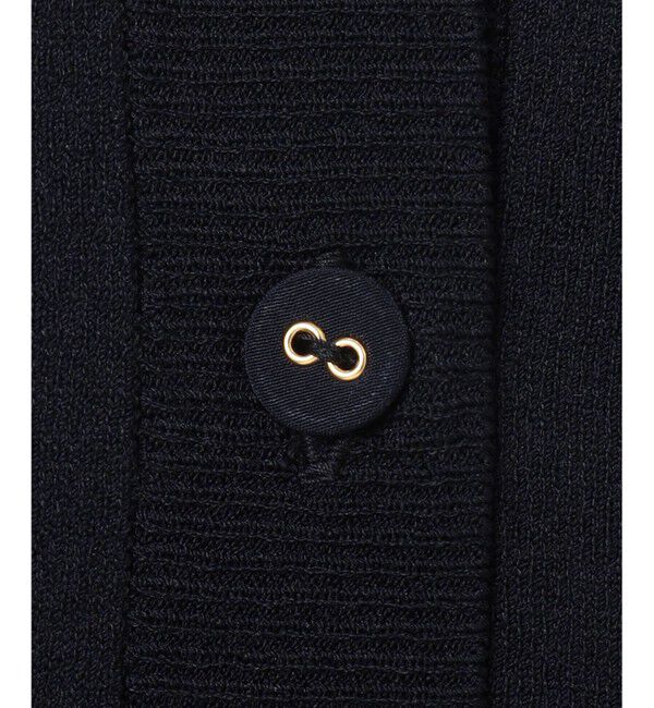 BEIGE,「【洗える】NADIA / バックオーガンジークルーネックカーディガン」|ニット・セーター|