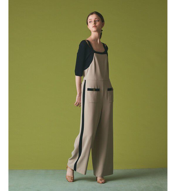 Grace Class「トリアセバイカラーサロペット」|オールインワン|