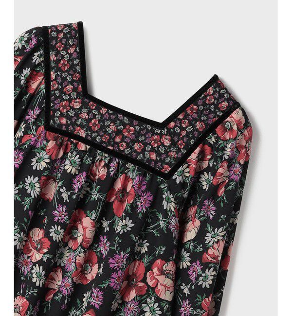 GRACE CONTINENTAL「ボタニカルティアードワンピース」|ワンピース|