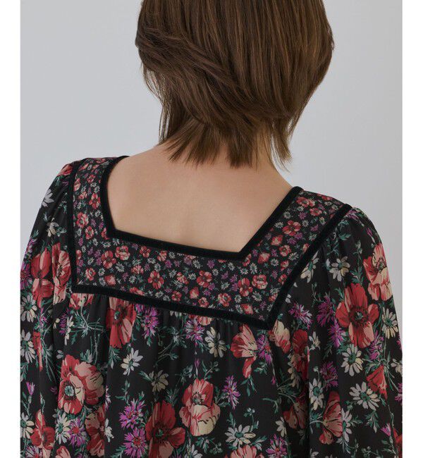 GRACE CONTINENTAL「ボタニカルティアードワンピース」|ワンピース|