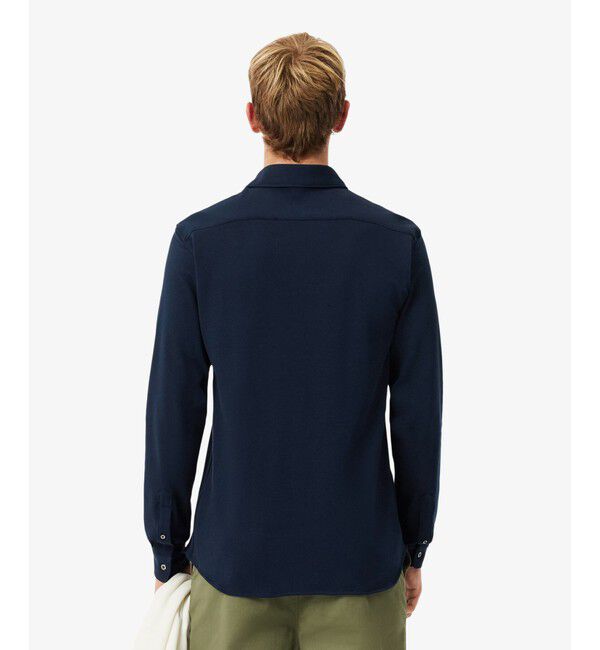 LACOSTE「スリムフィット鹿の子地シャツ」|シャツ・ブラウス|