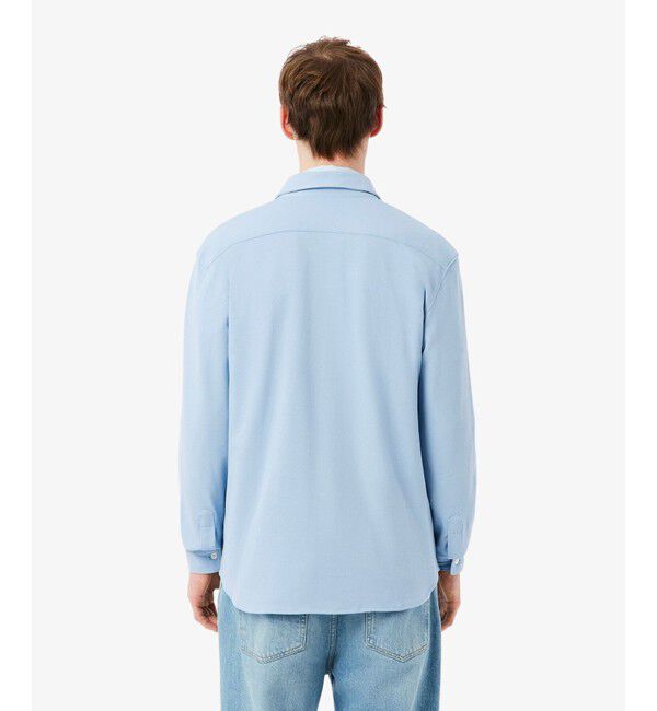 LACOSTE「スリムフィット鹿の子地シャツ」|シャツ・ブラウス|