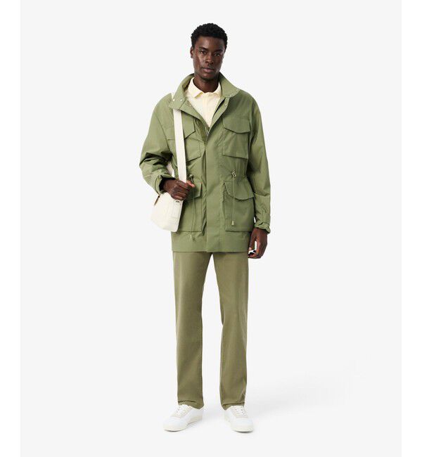 LACOSTE「レギュラーフィットテーパードストレッチチノパンツ」|チノ|