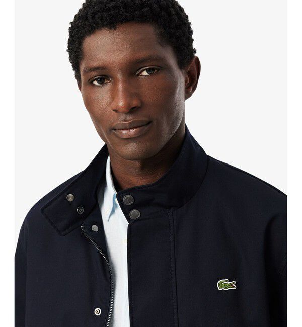 LACOSTE「防風 撥水 ハリントンジャケット」|ブルゾン・スタジャン|
