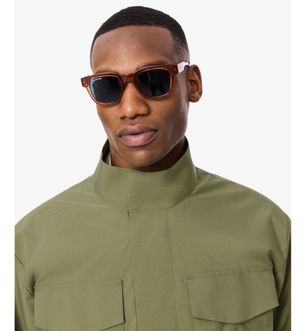 LACOSTE「防風 撥水 ミリタリージャケット / M-65」|ミリタリージャケット|