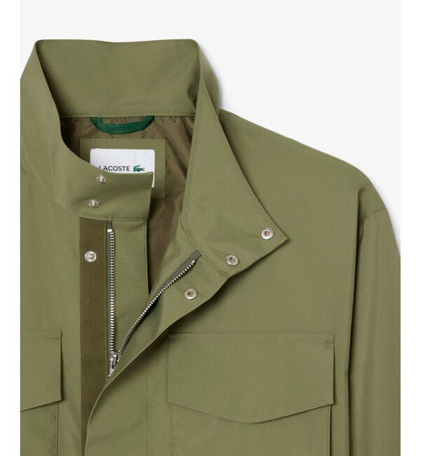 LACOSTE「防風 撥水 ミリタリージャケット / M-65」|ミリタリージャケット|