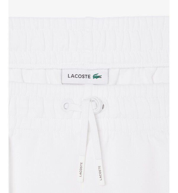 LACOSTE「ワイドレッグ スムーススウェットトラックパンツ / プリーツワイドパンツ」|その他|