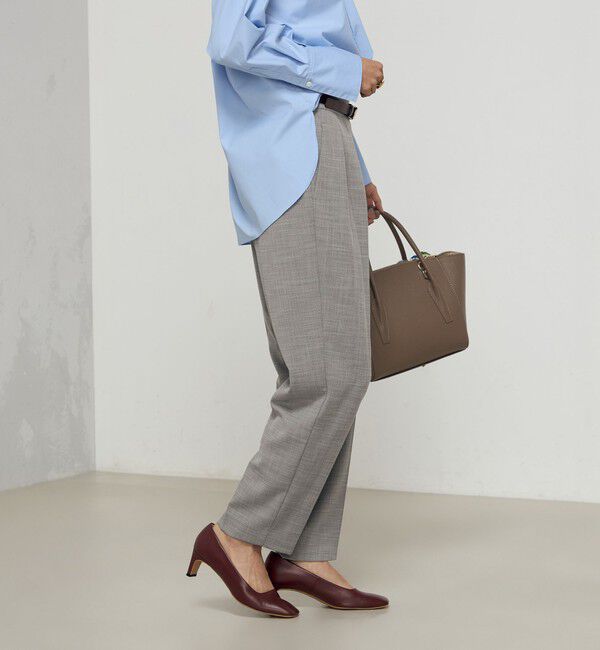 NOLLEY'S「《セットアップ対応》ウォッシャブルツータックテーパードパンツ」|その他|