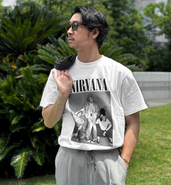 NOLLEY'S goodman「【GOOD ROCK SPEED】別注 NIRVANA / ニルヴァーナ プリントTシャツ 25SS」|Tシャツ・カットソー|