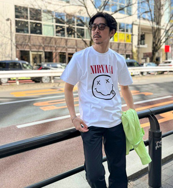 NOLLEY'S goodman「【GOOD ROCK SPEED】別注 NIRVANA / ニルヴァーナ プリントTシャツ 25SS」|Tシャツ・カットソー|