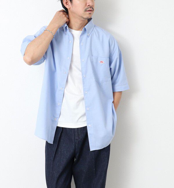 NOLLEY'S goodman「【DANTON/ダントン】DOT BUTTON B.D. SHIRT SS 25SS」|シャツ・ブラウス|