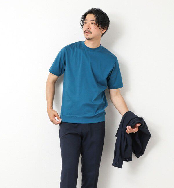 NOLLEY'S goodman「《ビジカジ対応》シルケットスムースドレスTシャツ 25SS」|Tシャツ・カットソー|
