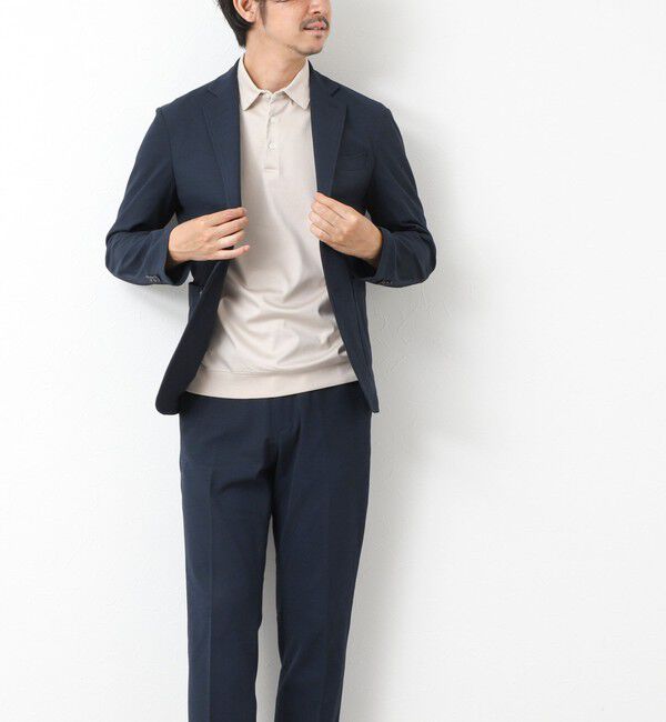 NOLLEY'S goodman「《セットアップ対応》Primeflex 吸水速乾 メランジ カノコ ストレッチイージーJK 25SS」|テーラードジャケット|