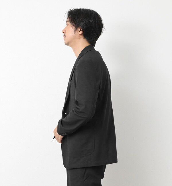NOLLEY'S goodman「《セットアップ対応》Primeflex 吸水速乾 メランジ カノコ ストレッチイージーJK 25SS」|テーラードジャケット|