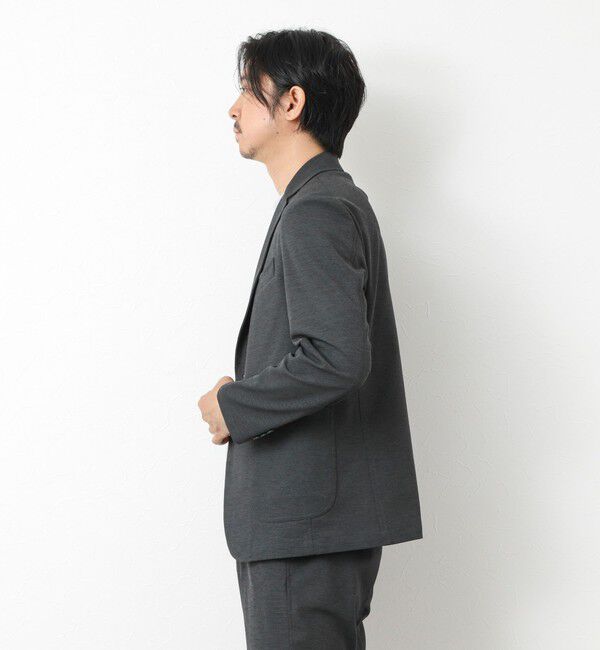 NOLLEY'S goodman「《セットアップ対応》Primeflex 吸水速乾 メランジ カノコ ストレッチイージーJK 25SS」|テーラードジャケット|