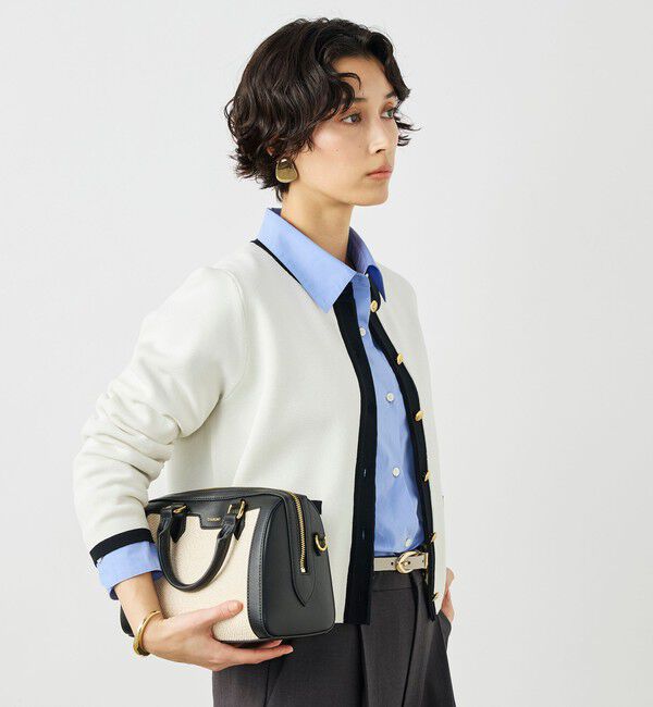 NOLLEY'S「《手洗い可能》ビオグレースミラノリブジャケット」|カーディガン|