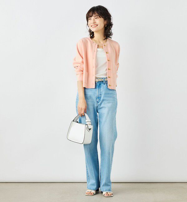 NOLLEY'S「《手洗い可能》ビオグレースミラノリブジャケット」|カーディガン|