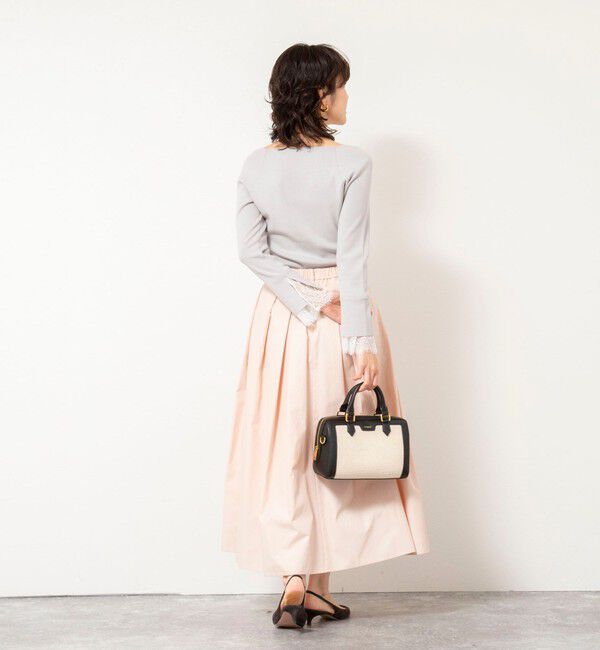 NOLLEY'S sophi「ウォッシャブルタフタタックフレアロングスカート」|スカート|