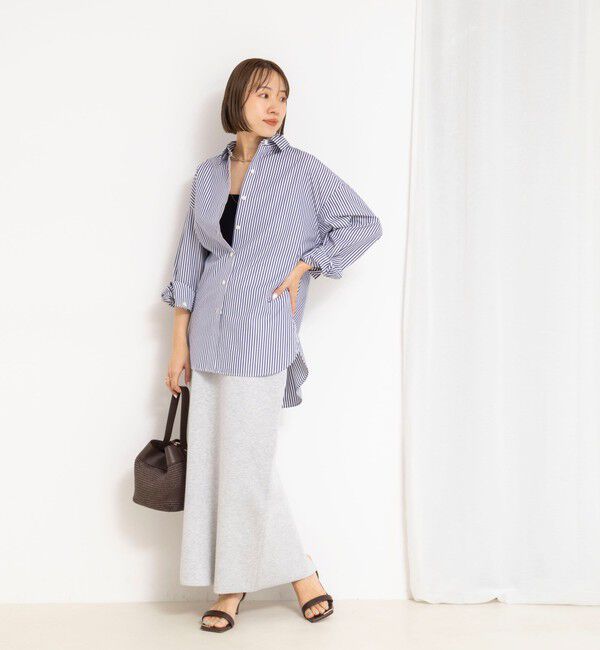 NOLLEY'S「《手洗い可能》《セットアップ対応》スウェットライク2WAYニットスカート」|スカート|