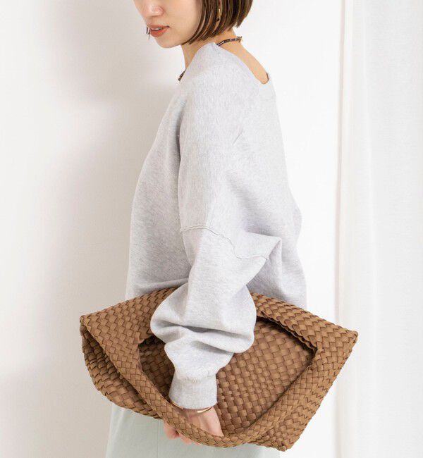 NOLLEY'S「《手洗い可能》《アンサンブル対応》スウェットライクニットプルオーバー」|ニット・セーター|