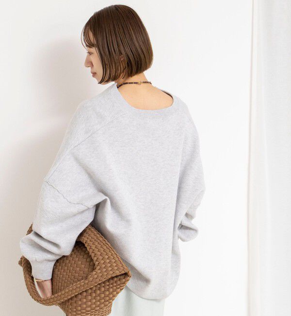 NOLLEY'S「《手洗い可能》《アンサンブル対応》スウェットライクニットプルオーバー」|ニット・セーター|