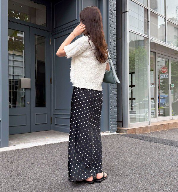 fredy emue「ワッシャーサテンドットスカート」|スカート|