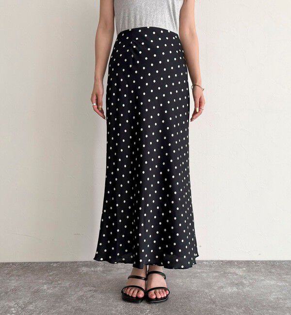 fredy emue「ワッシャーサテンドットスカート」|スカート|