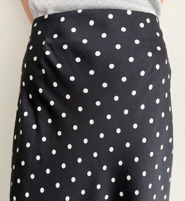 fredy emue「ワッシャーサテンドットスカート」|スカート|