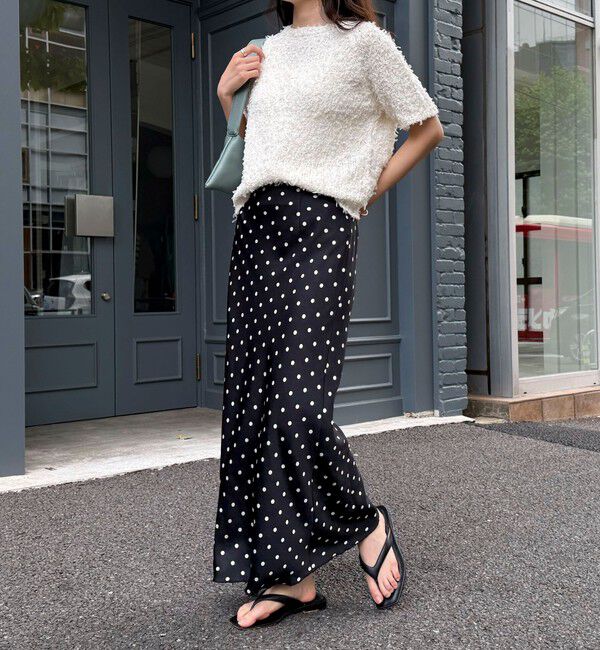 fredy emue「ワッシャーサテンドットスカート」|スカート|