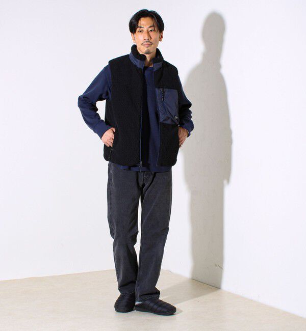 GLOSTER「【2WAYで着回せる】【UNISEX】GLOSTER配色別注 TAIONボア&times;ダウンベスト」|ダウンベスト・ベスト|