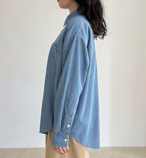 fredy emue「【大人気リバイバル】FR刺繍デニムシャツ」|シャツ・ブラウス|