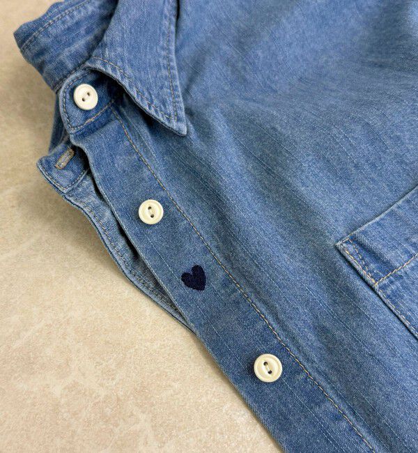 fredy emue「【大人気リバイバル】FR刺繍デニムシャツ」|シャツ・ブラウス|