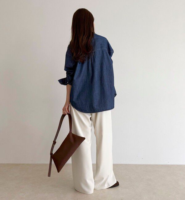 fredy emue「【大人気リバイバル】FR刺繍デニムシャツ」|シャツ・ブラウス|