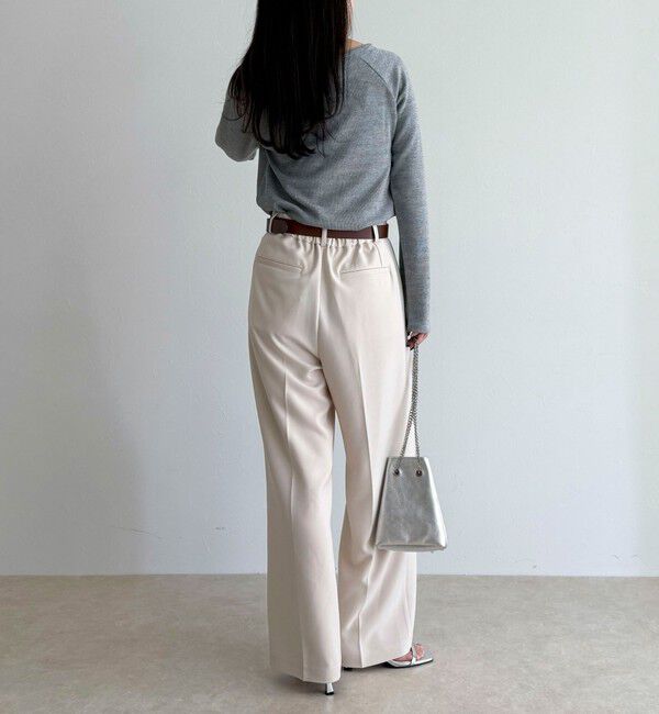 fredy emue「ラメテレコボートネックプルオーバー」|Tシャツ・カットソー|