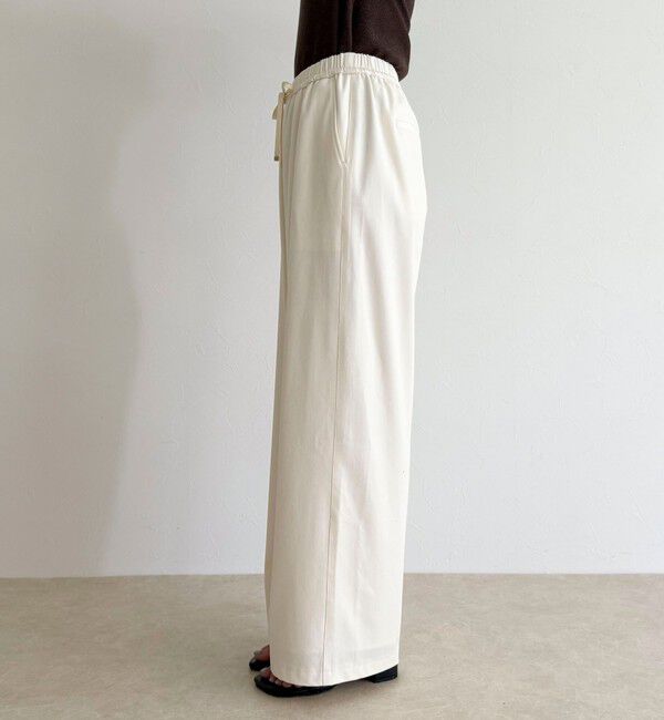 fredy emue「シャンブレーデニムライクイージーパンツ」|チノ|