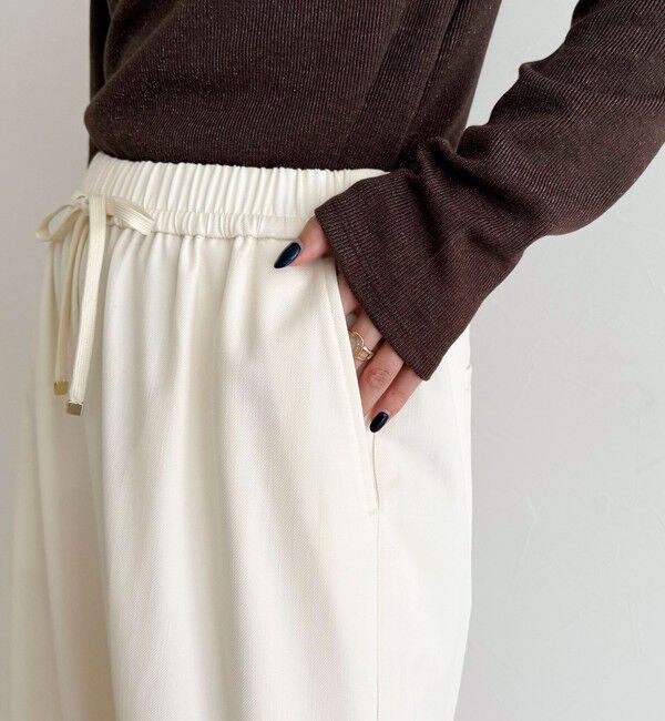 fredy emue「シャンブレーデニムライクイージーパンツ」|チノ|