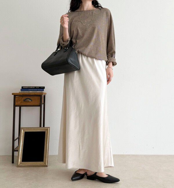 fredy emue「シルキーヘビーサテンスカート」|スカート|