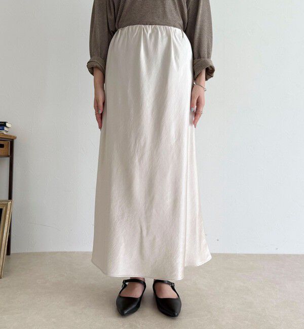 fredy emue「シルキーヘビーサテンスカート」|スカート|