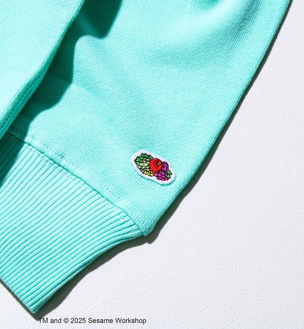 GLOSTER「【SESAME STREET &times; FOTL】クッキーモンスター 甘編み裏毛スウェット」|スウェット・ジャージ|