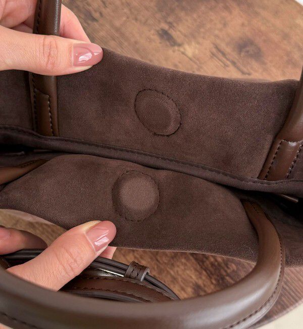 fredy emue「フェイクスエードミニトートバッグ」|ショルダー・メッセンジャー|