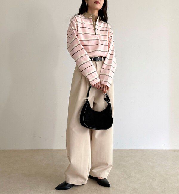 fredy emue「マルチボーダーラガーロンTシャツ」|Tシャツ・カットソー|