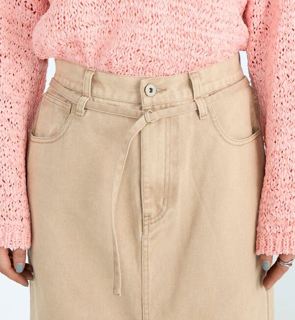 fredy emue「細ベルト付きタイトスカート」|スカート|