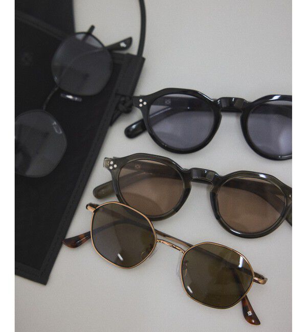 SALON adam et rope'「ケースセットメタルフレームUVカットグラス」|サングラス|