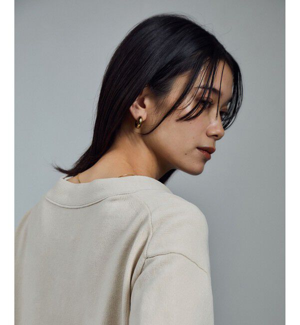 SALON adam et rope'「Vネックカーディガン-CreamyCotton /クリーミーコットン-」|カーディガン|