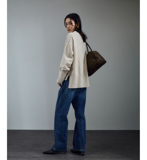 SALON adam et rope'「Vネックカーディガン-CreamyCotton /クリーミーコットン-」|カーディガン|