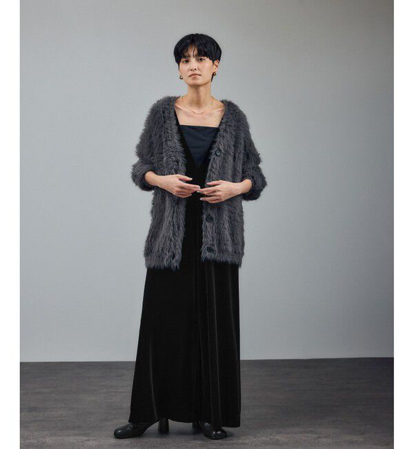 SALON adam et rope'「【WEB限定】コンフィリュクスベロアオールインワン」|オールインワン|