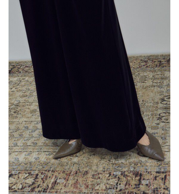 SALON adam et rope'「【WEB限定】コンフィリュクスベロアオールインワン」|オールインワン|