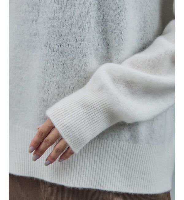 SALON adam et rope'「【WEB限定】ウールカシミヤニットプルオーバー」|ニット・セーター|
